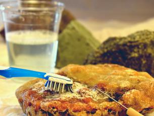 Basic cleaning tools for rock and mineral cleaning at home.