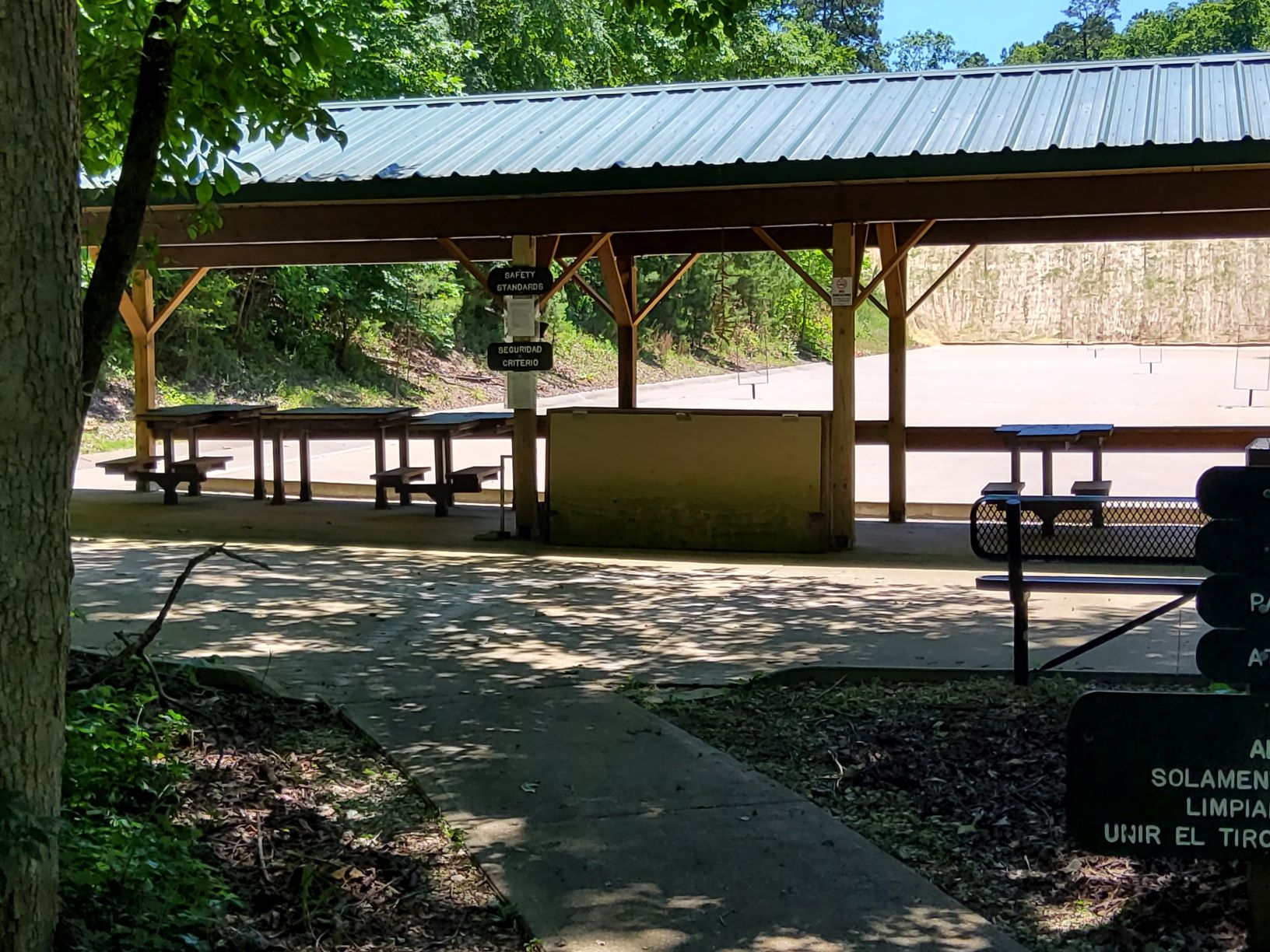 Shooting range at Hobbs State Park-Conservation Area