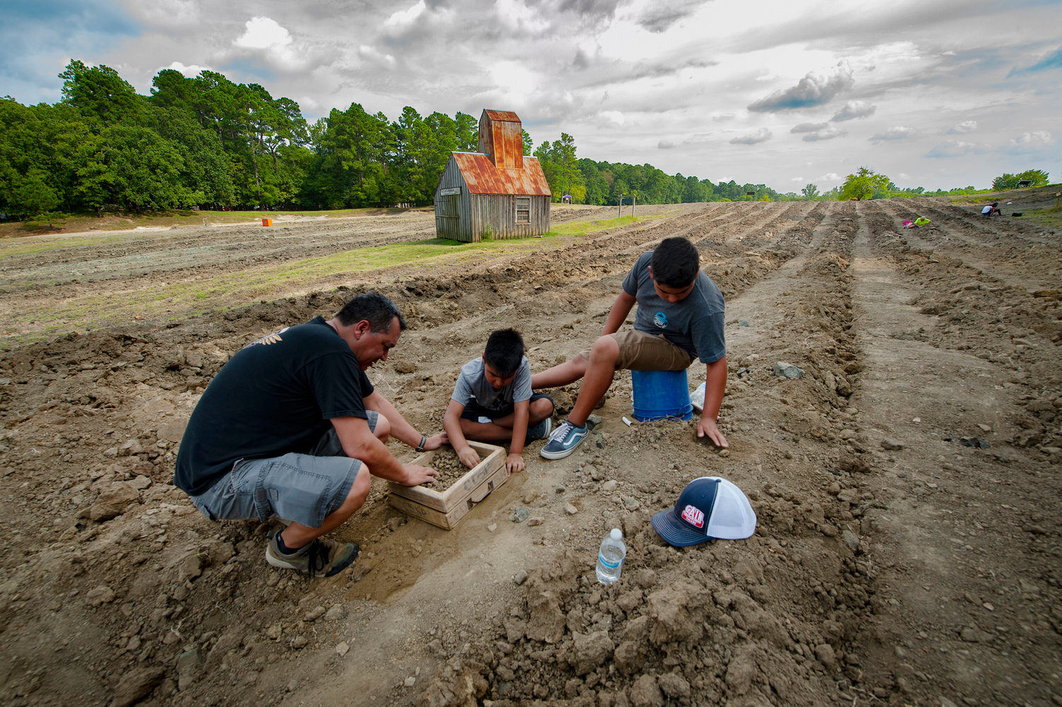 Digging for diamonds at Crater of Diamonds State Park