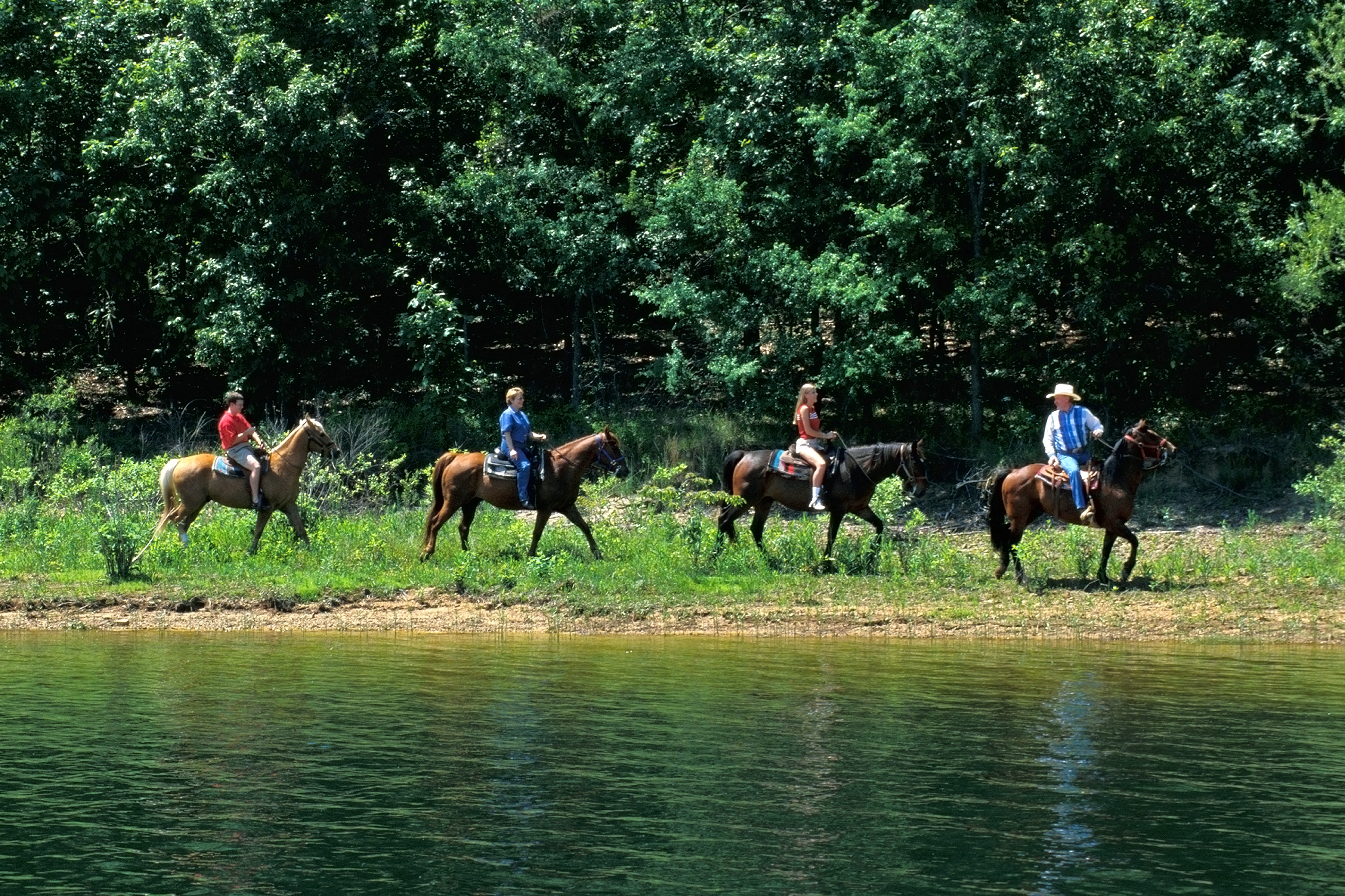 Horseback riding at DeGray Lake Resort State Park
