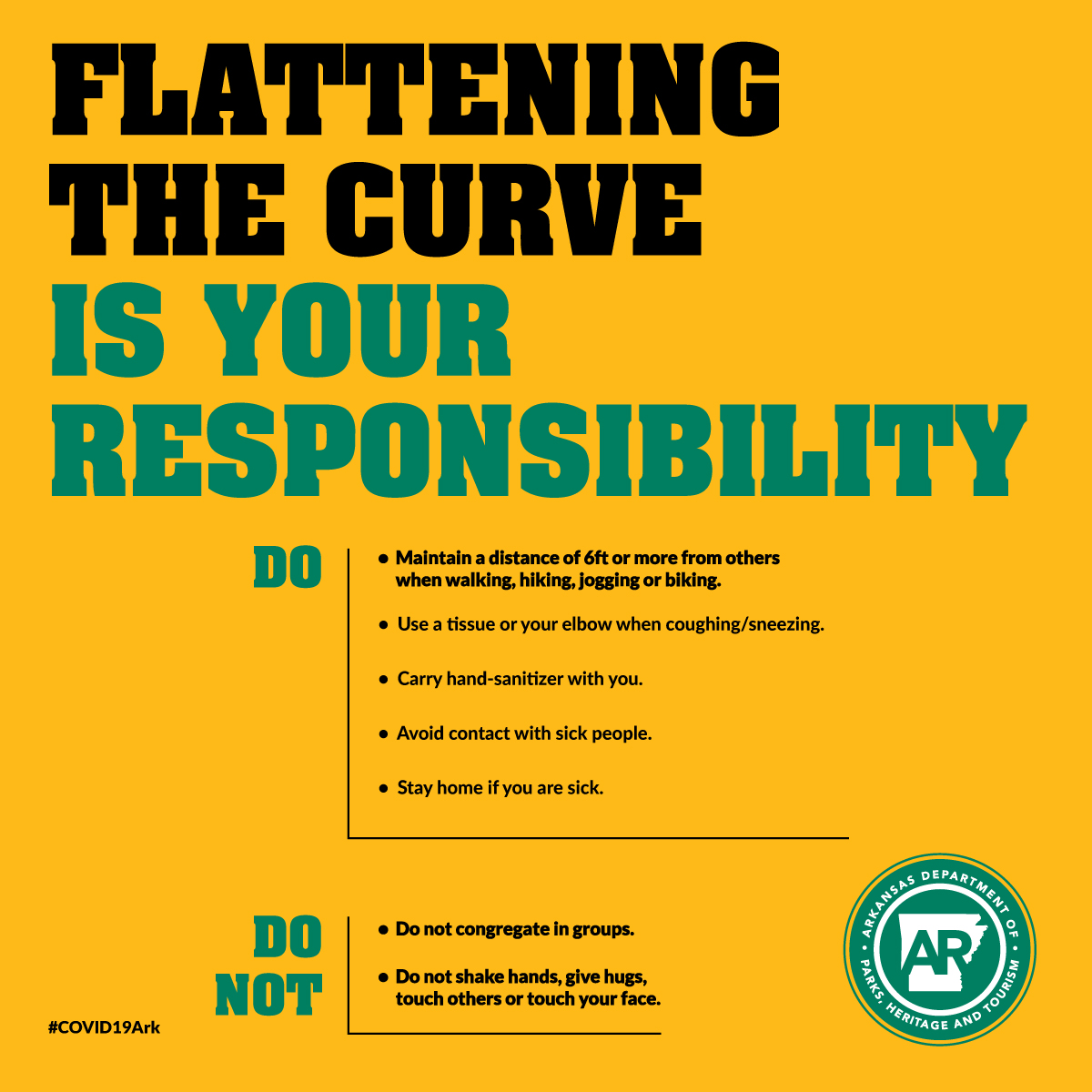 Flatten the Curve dos and don'ts 