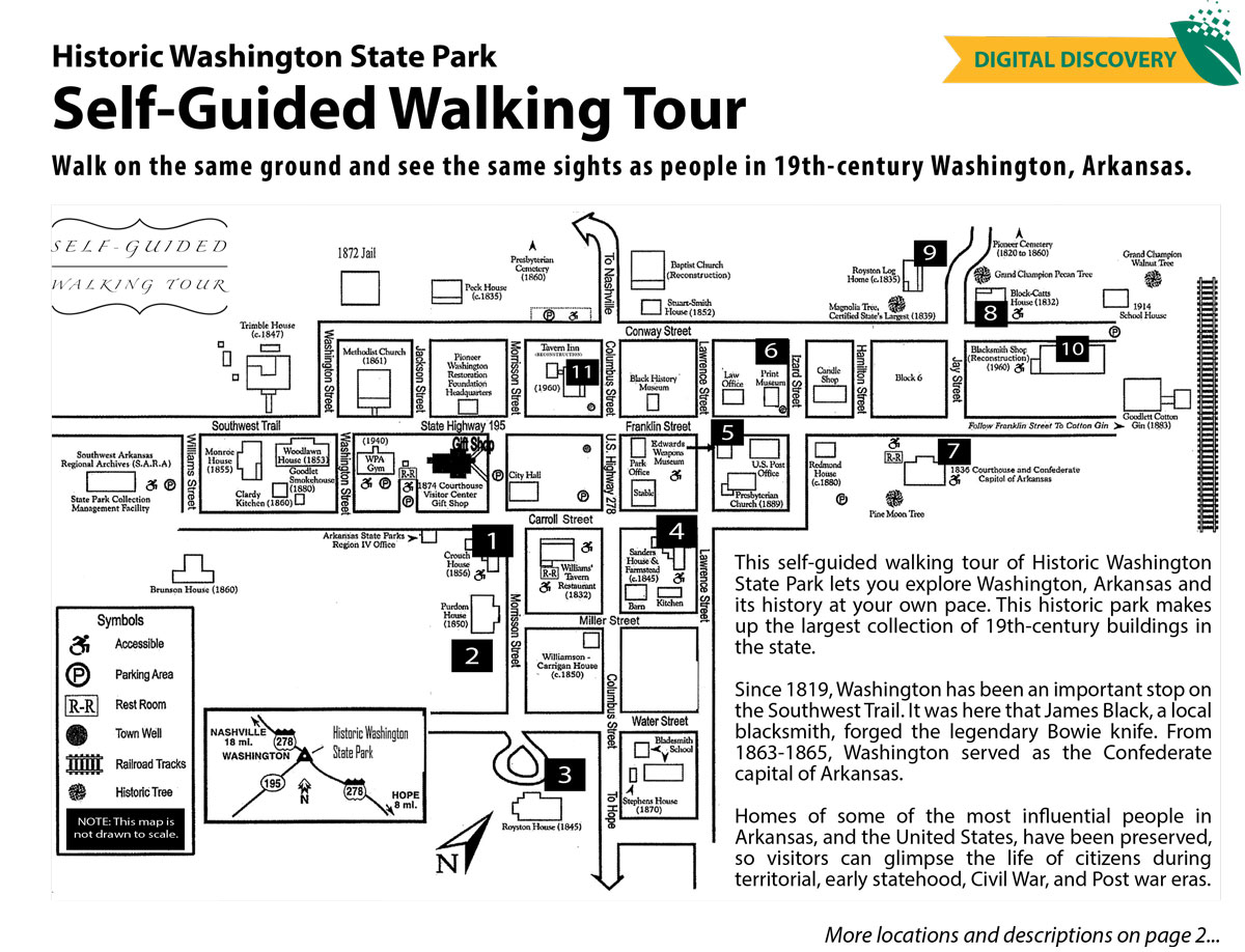 Self-Guided Tour of Historic Washington State Park Snapshot