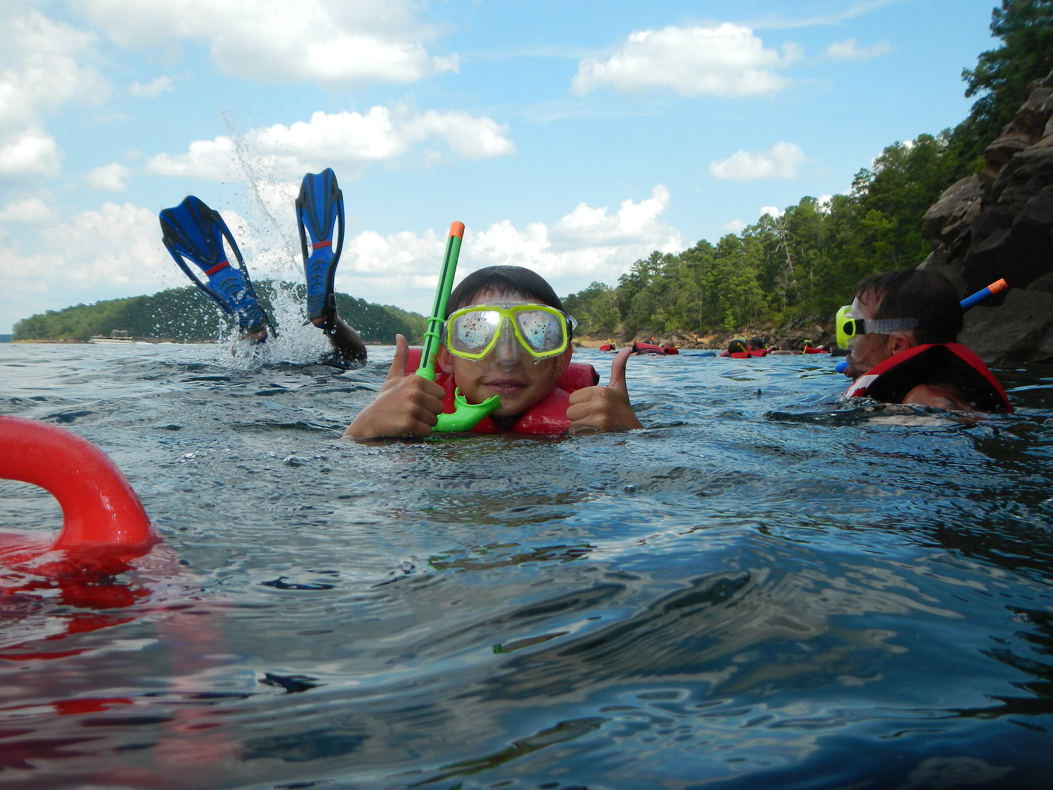 Snorkeling at DeGray Lake Resort State Park