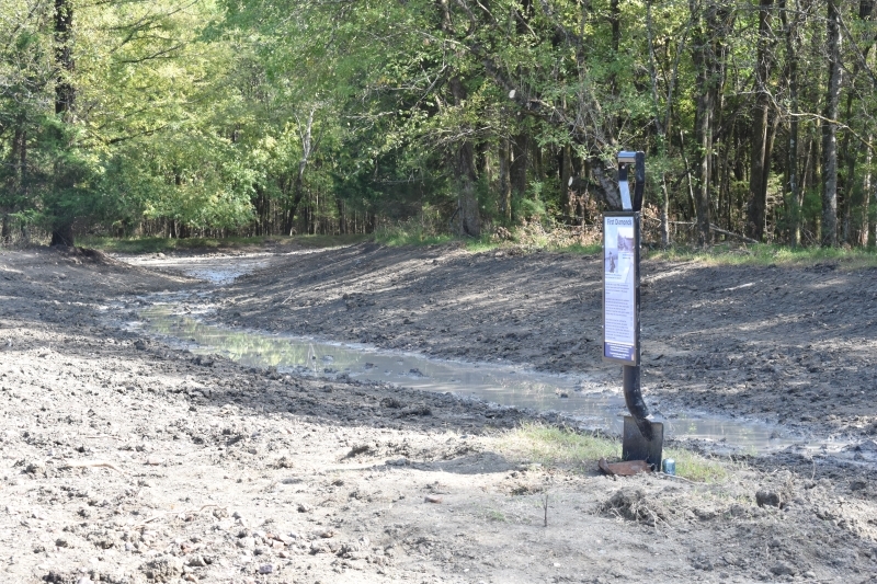 Trench project at Crater of Diamonds State Park