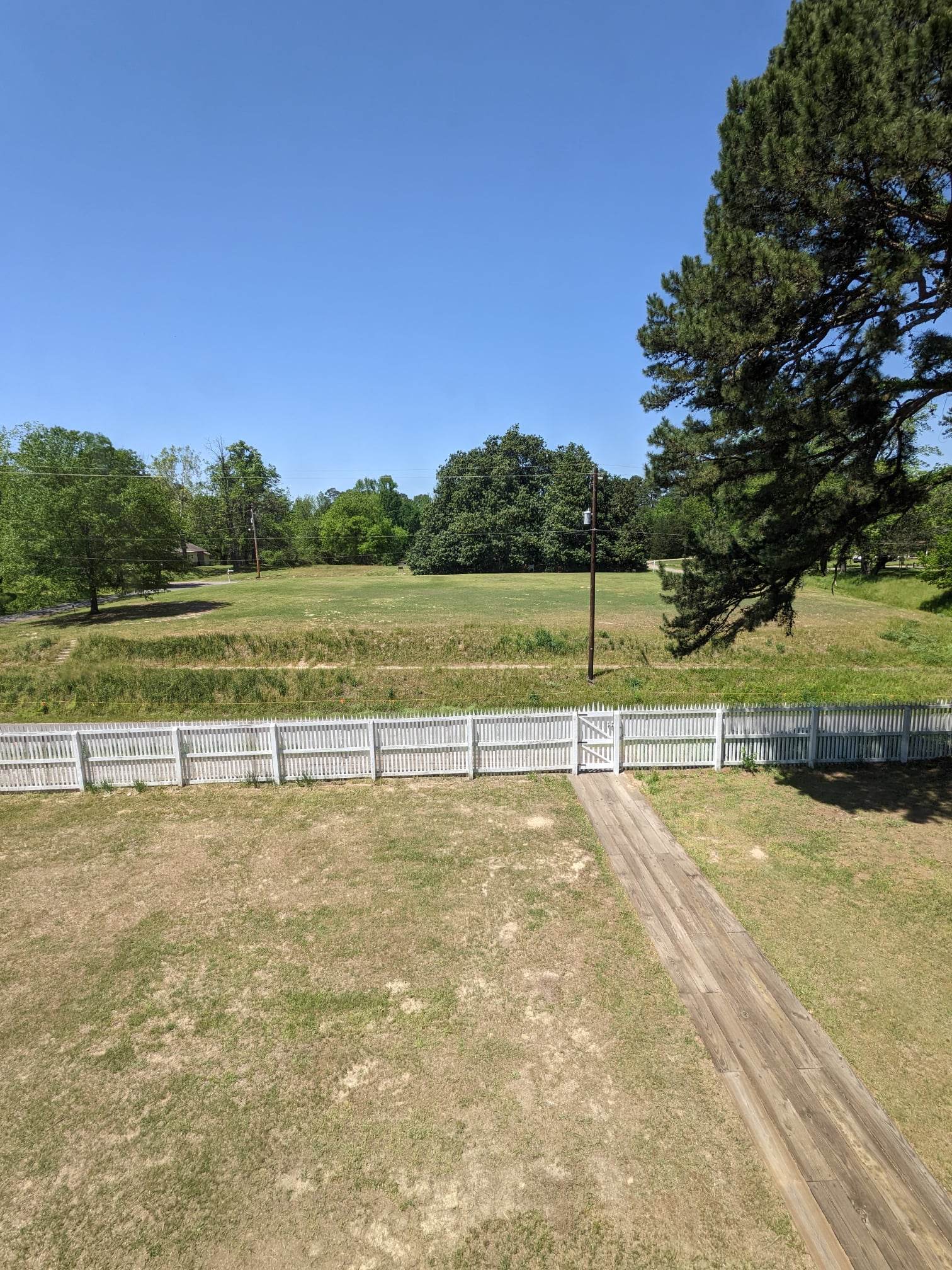 vacant lot at Historic Washington State Park