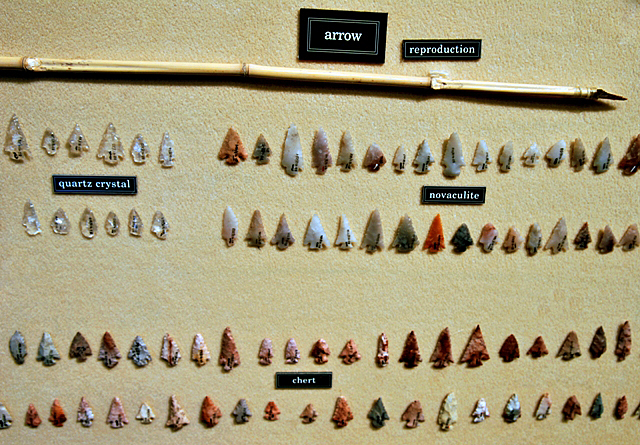 Artifacts at Plum Bayou Mounds 