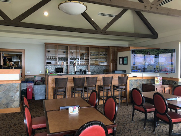 Bar area at Queen Wilhelmina State Park