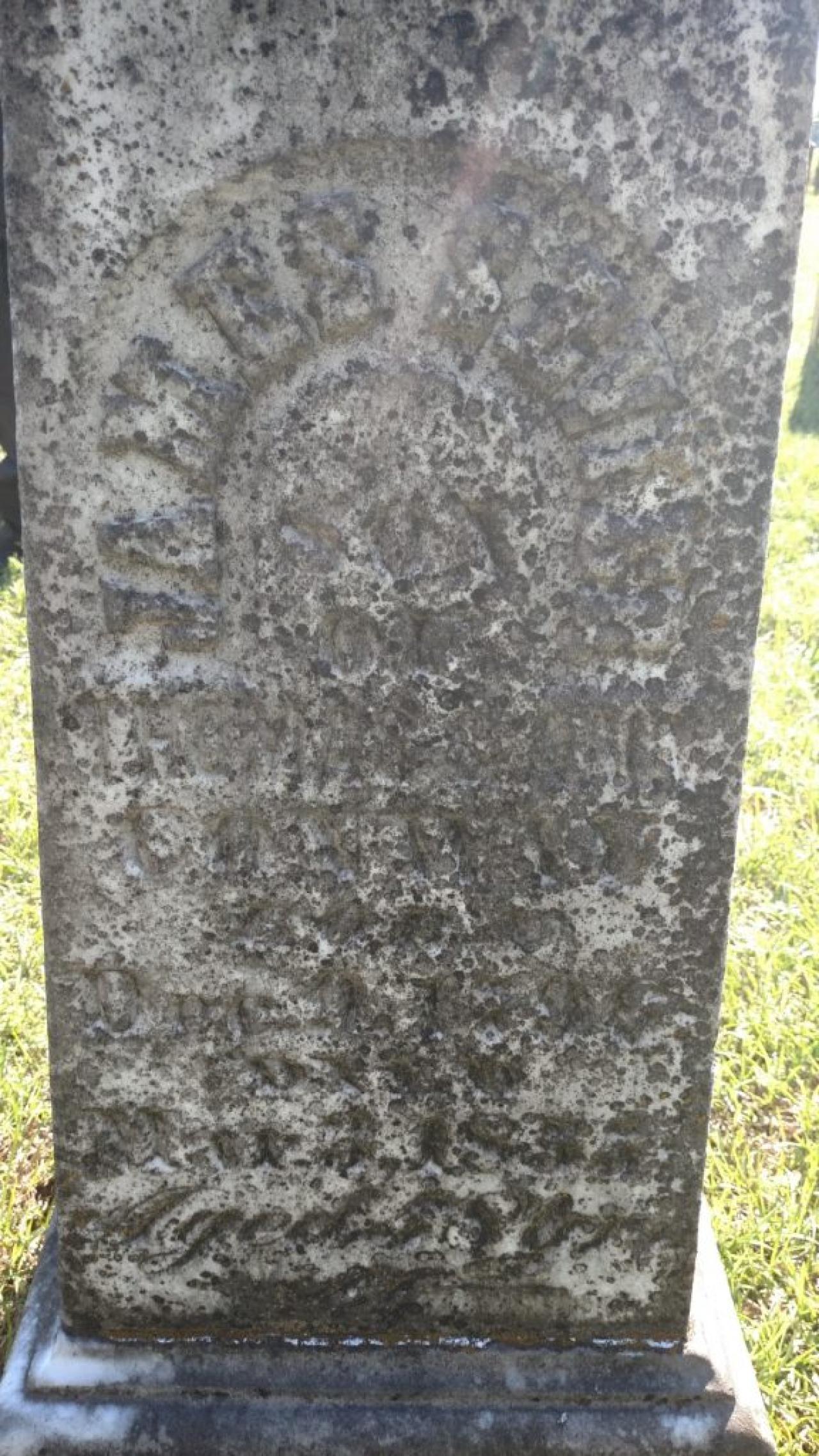 Before - Tombstone at Conway Cemetery