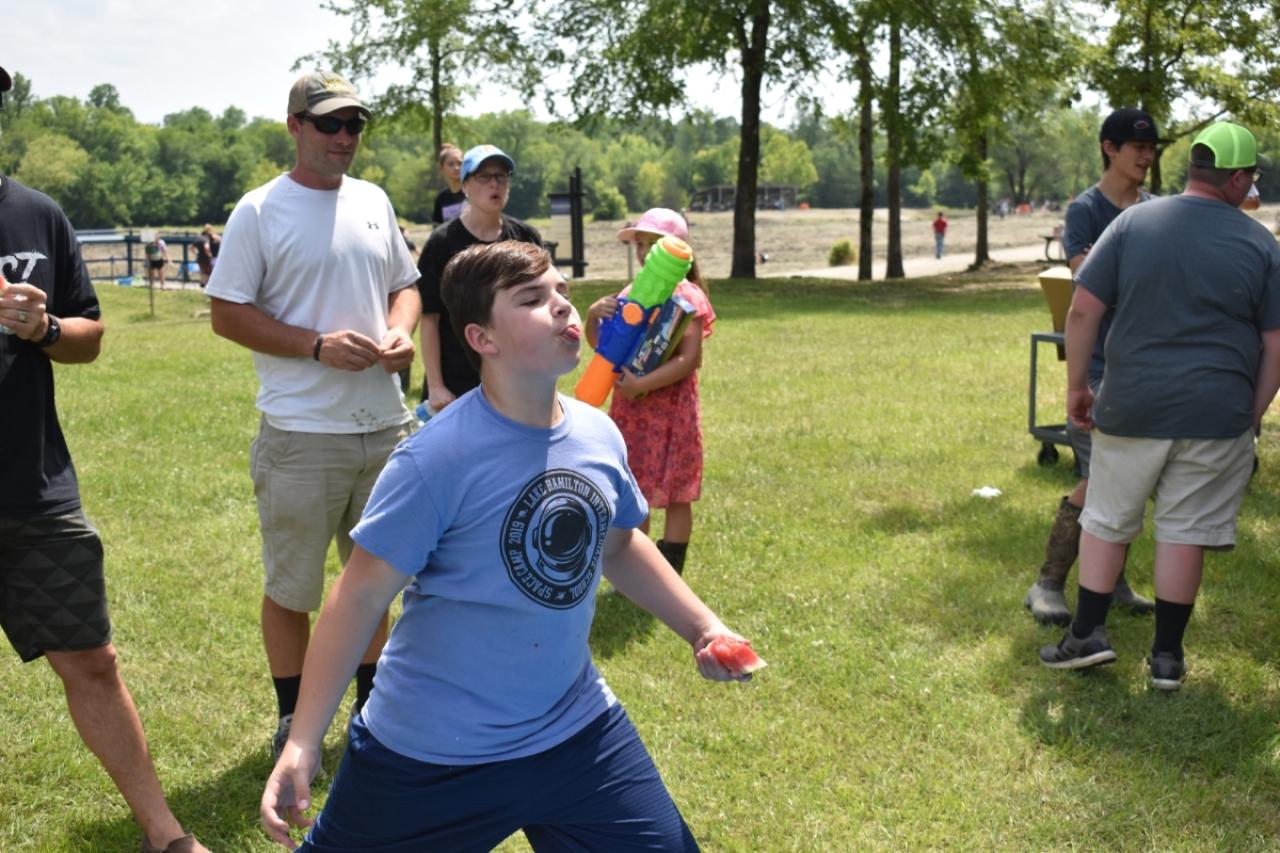 Prospectors’ Gemboree Watermelon Spitting Contest