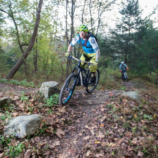 Mountain Biking at Fossil Flats in Devil's Den