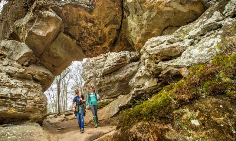 Hiking at Petit Jean State Park