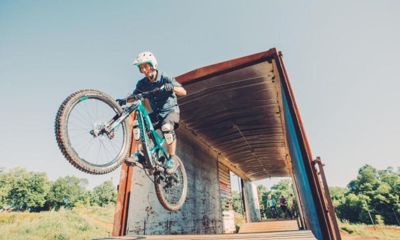 The Railyard Bike Park in Rogers Arkansas