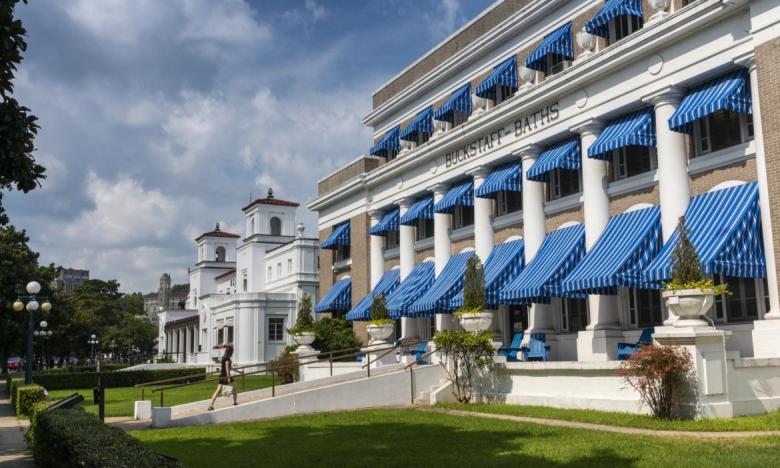 Bathhouse row in Hot Springs