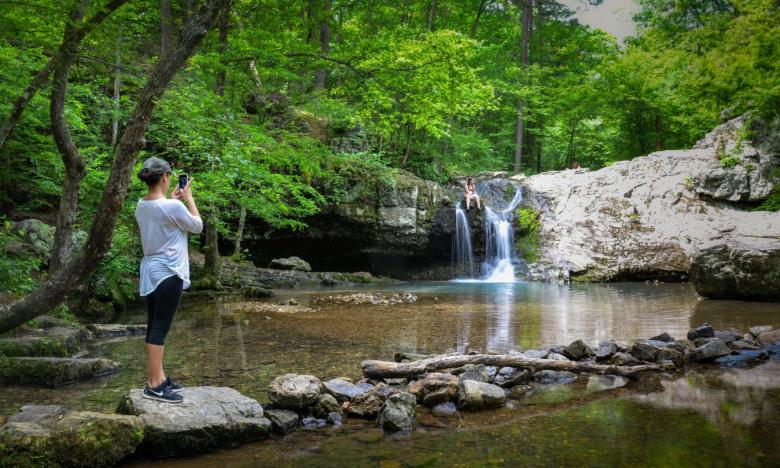 Fall Creek Falls at Lake Catherine State Park