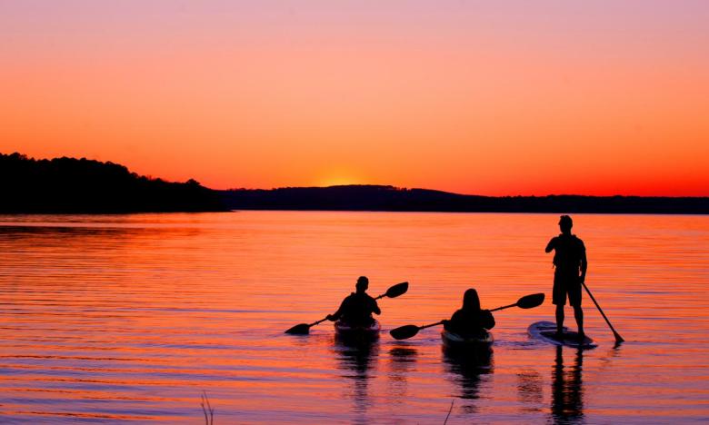 Paddling at DeGray Lake Resort State Park