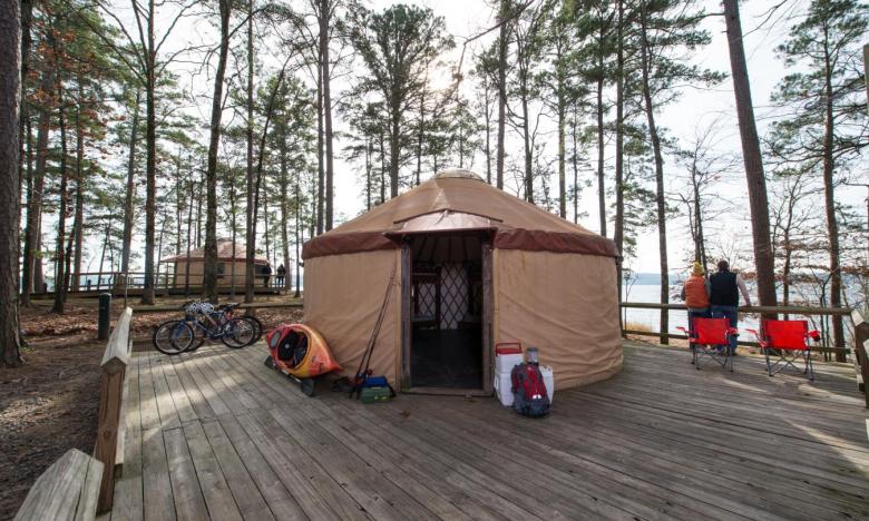 YURT at DeGray Lake Resort State Park