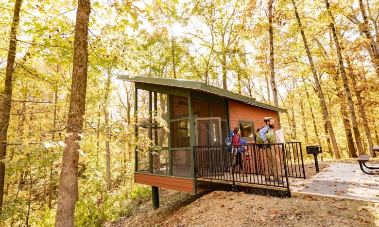 Storm Creek Camper Cabins at Mississippi River State Park