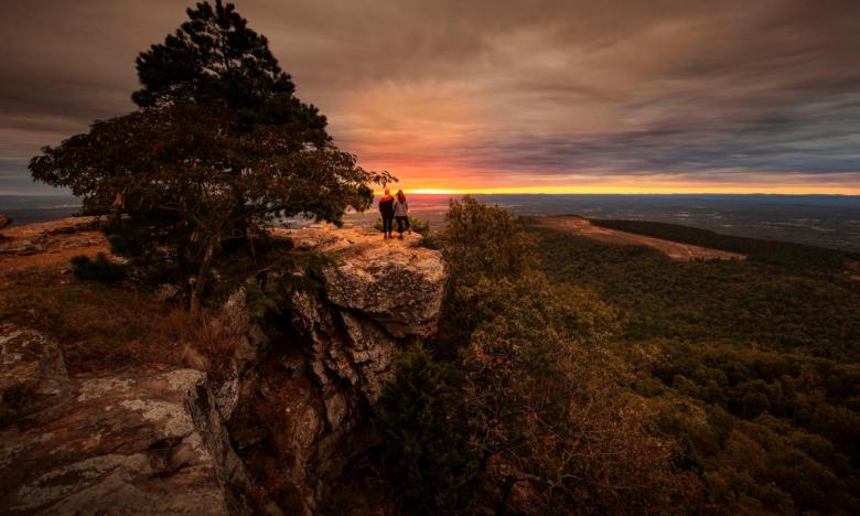 Sunrise at Mount Nebo State Park. Photo by Kirk Jordan.