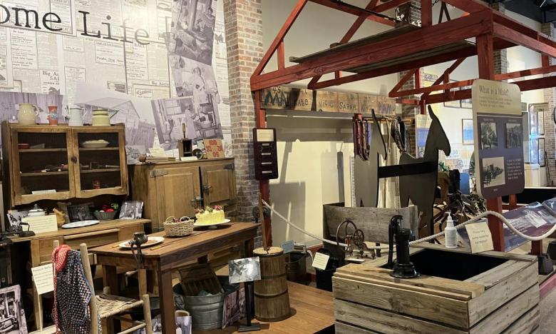 Exhibits at Plantation Agriculture Museum in Scott. 