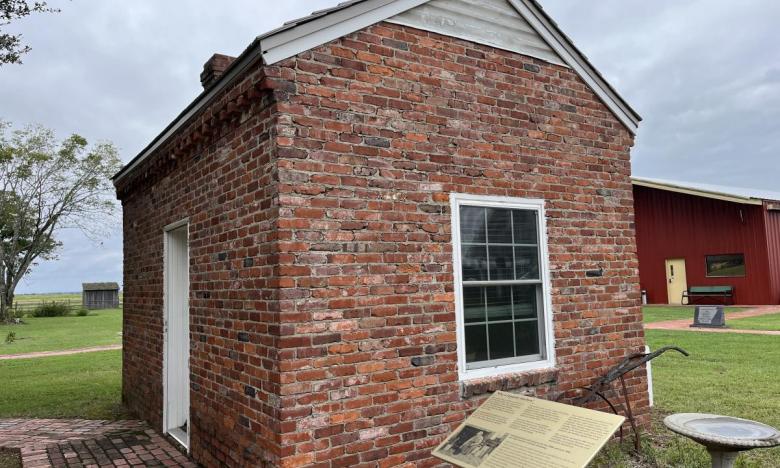 The Summer Kitchen exhibit at Arkansas Post Museum State Park. 