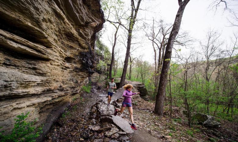 More scenery at Devils Den State Park.