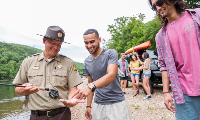 Fishing is a big draw at Bull Shoals-White River State Park.