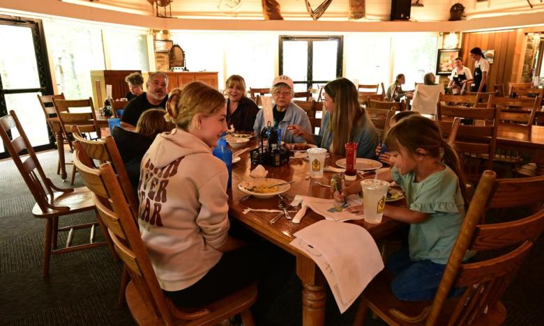 File photo of inside Skillet Restaurant at Ozark Folk Center State Park.