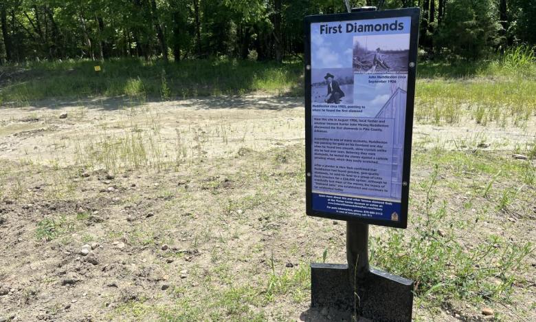 A lot of history can be unearthed at the park, including learning about the first diamonds in Pike County, Arkansas. 