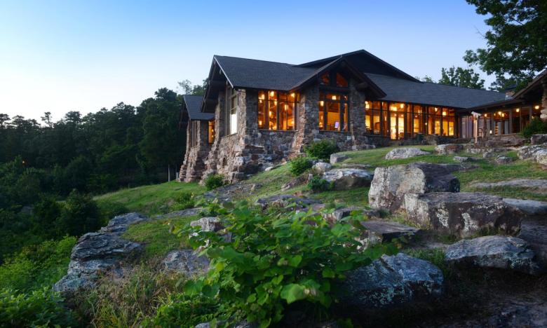 File photo of Mather Lodge at Petit Jean State Park. Photo by Kirk Jordan.