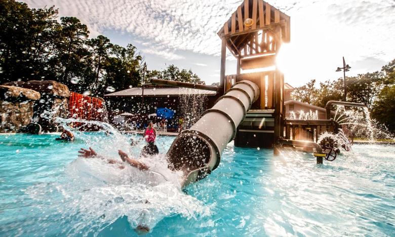 Diamond Springs Water Park at Crater of Diamonds State Park. Photo by Kirk Jordan. 