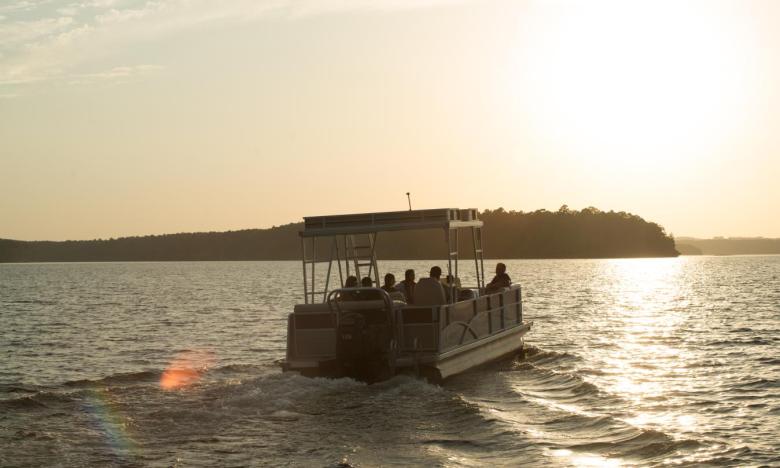 Sunset cruise on DeGray Lake. 