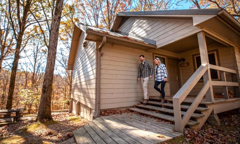 Cabin at Village Creek State Park. Photo by Kirk Jordan. 