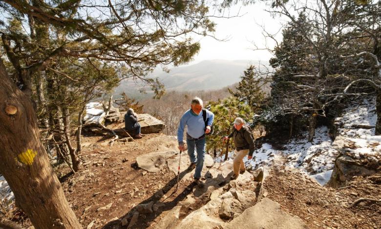 File photo of Rim Trail at Mount Nebo State Park. Photo by Kirk Jordan.