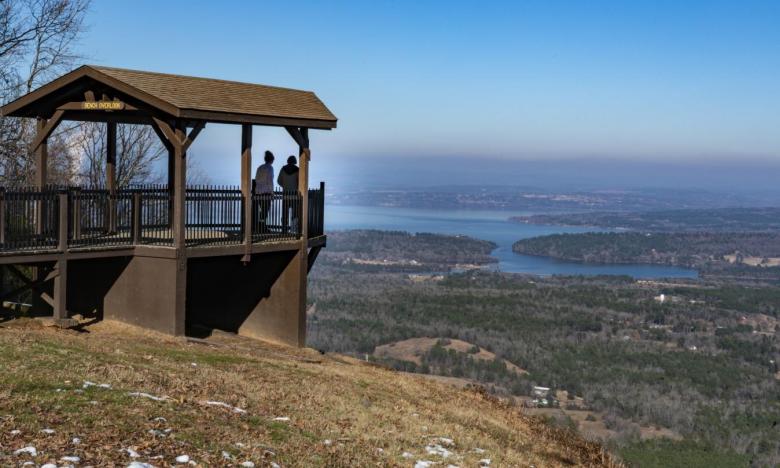 File photo of an overlook at Mount Nebo State Park. 
