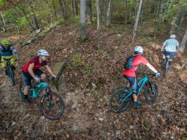 Mountain Biking at Fossil Flats - Devil's Den State Park