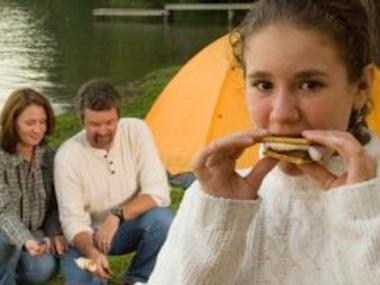 S'more at Lake Catherine