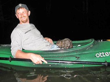 Kayaking with a Beaver