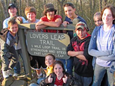 Science Club field trip at Arkansas State Parks