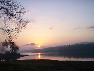 Sunrise at Daisy State Park