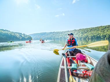 Kayaking Lake Catherine State Park