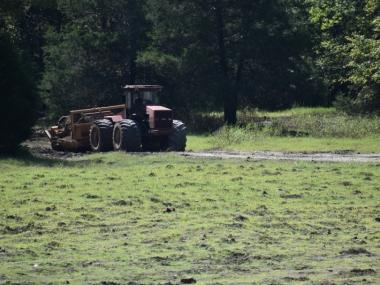 Trench project at Crater of Diamonds State Park