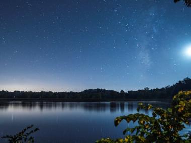 Mississippi River State Park at Night