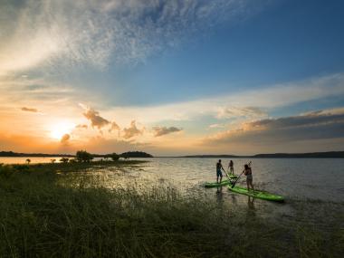 Paddleboarding at DeGray Lake State Park