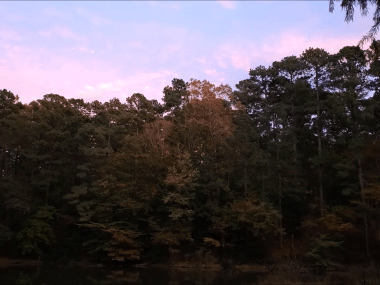 Sunset at Logoly State Park