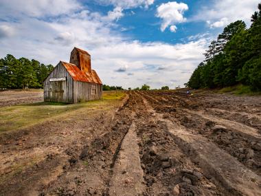 The Ozark Diamond Mine at Crater of Diamonds State Park.