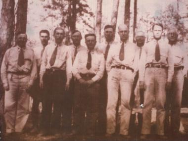 CCC foremen at Petit Jean State Park.