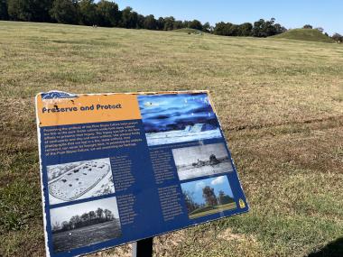 Plum Bayou Mounds Archeological State Park.