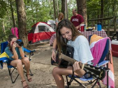 Camping at Lake DeGray