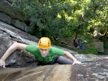 Rappelling at Mount Magazine State Park