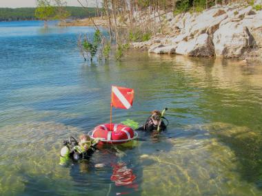 Scuba Diving at Lake Norfork